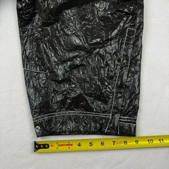 FP Movement Women Rough Rider Rich Black Elastic Parachute Tyvek Pants Sz M NWOT - Picture 10 of 13